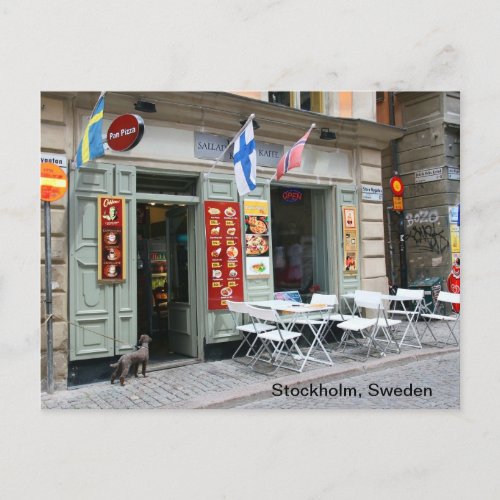 Stockholm Sweden Postcard