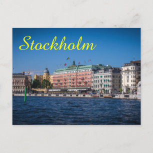Stockholm Sweden Postcard