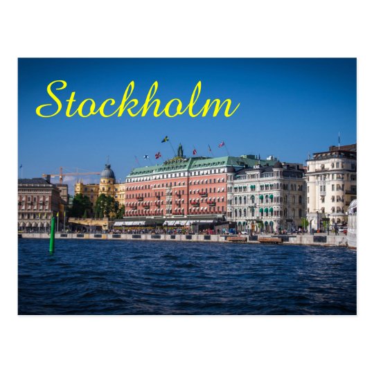 Stockholm Sweden Postcard | Zazzle.com