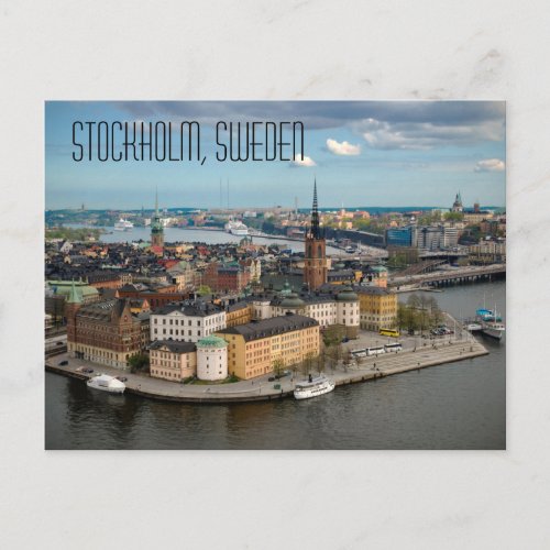 Stockholm Sweden Postcard