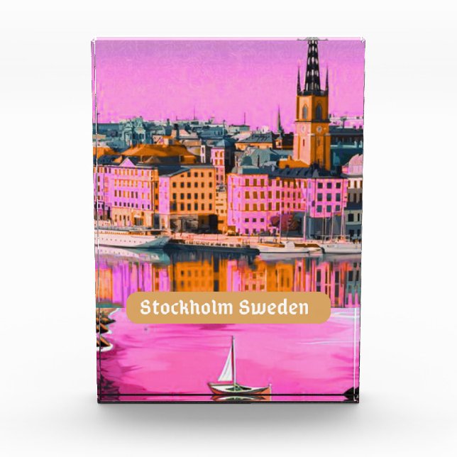 Stockholm Sweden Postcard, Stockholm Postcard, Swe Photo Block (Front)