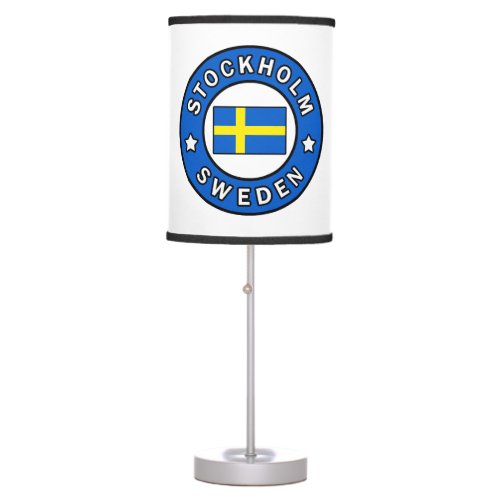 Stockholm Sweden Table Lamp