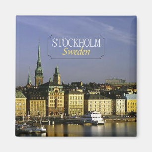 Stockholm Sweden Travel Photo Fridge Magnet