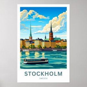 Stockholm Sweden Travel Print