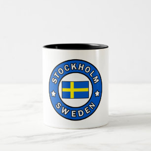 Stockholm Sweden Two-Tone Coffee Mug
