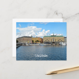 Stockholm Sweden view Postcard