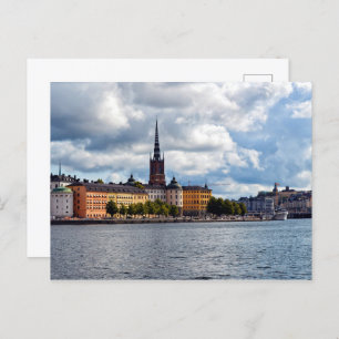 Stockholm Sweden view Postcard