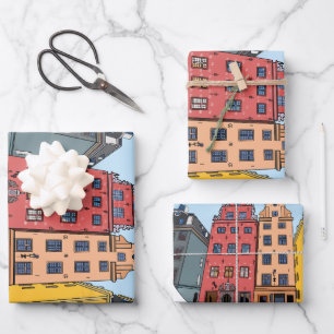 Stockholm Sweden Wrapping Paper Sheets