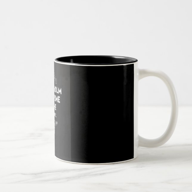 Stockholm Syndrome is the real pandemic Two-Tone Coffee Mug (Right)