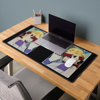 'Stockholm syndrome' Painting on a  Desk Mat