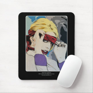 'Stockholm syndrome' Painting on a  Mouse Pad