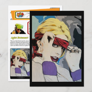 ‘Stockholm Syndrome’ Painting Small-Scale Print Invitation