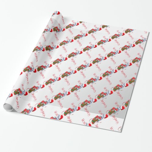 Stocking Baby Goat Christmas Wrapping Paper