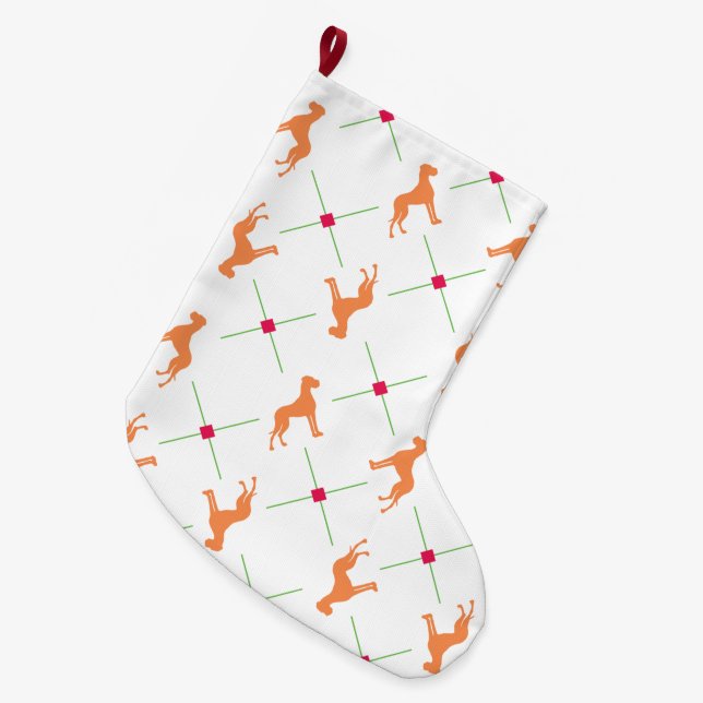 Stocking French Bulldog Pattern (Front (Hanging))