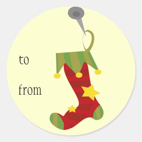 Stocking gift tags