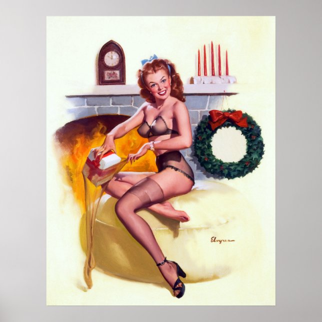 Stocking Stuffer Pin Up Poster (Front)