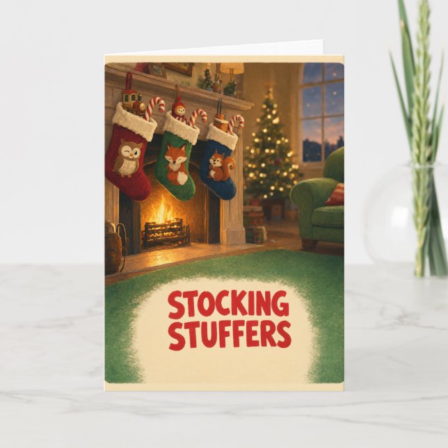 Stocking Stuffers Card (Front)