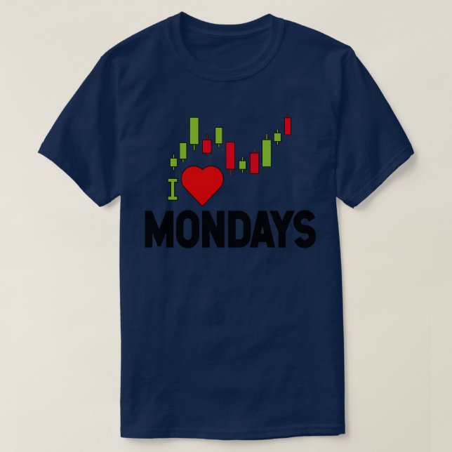 Stocks Day Trading I Love Moneys Stock Trading T-Shirt (Design Front)