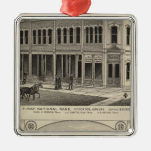Stockton Beavers Farm, Kansas Metal Ornament