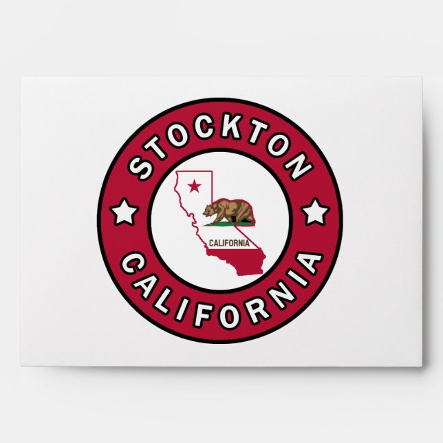 Stockton California Envelope (Front)