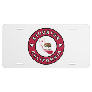Stockton California License Plate