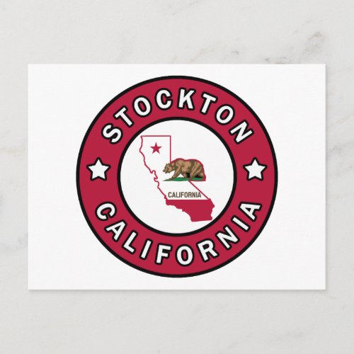 Stockton California Postcard