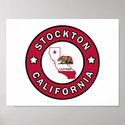 Stockton California Poster