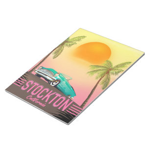 Stockton California USA Notepad