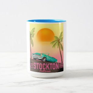 Stockton California USA Two-Tone Coffee Mug
