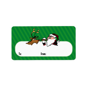 Stogie Lighting Santa Gift Labels