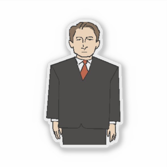 Stoic Al Gore Sticker (Front)