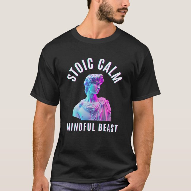 Stoic Calm, Mindful Beast T-Shirt (Front)