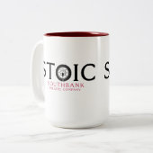 Stoic Coffee Mug with Southbank Logo (Front Left)
