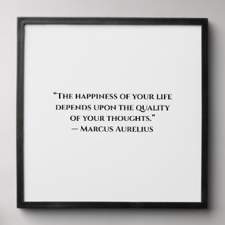 Stoic Marcus Aurelius Quote Wall Art Peel And Stick Photo Tile