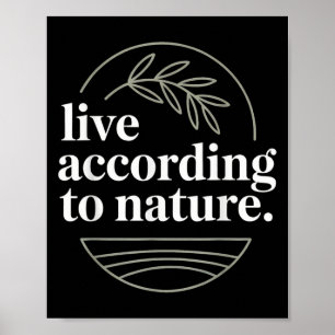 Stoic Philosoper Quote Motivational Stoicism Zeno Poster