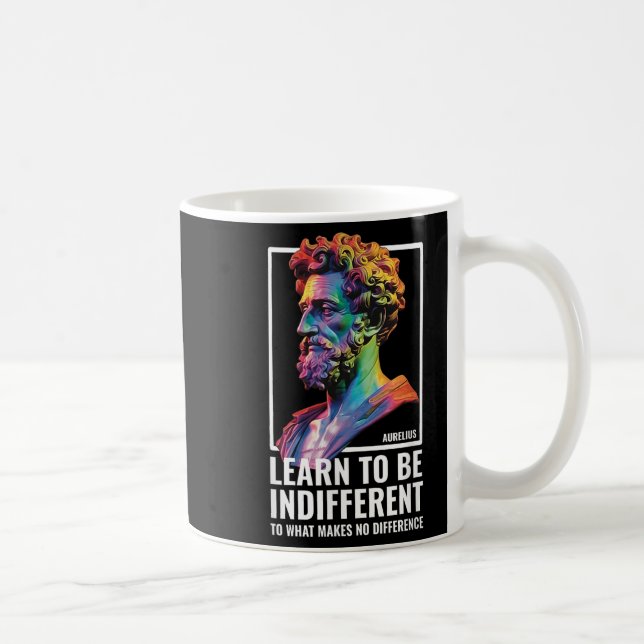 Stoic Philosopher Wisdom Marcus Aurelius Philosoph Coffee Mug (Right)