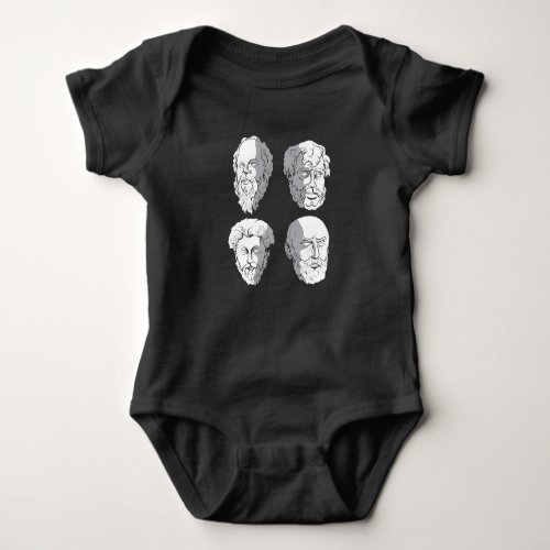 Stoic Philosophers Baby Bodysuit