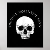 Stoic Philosophy Du Volentem Fata Skull Stoicism Q