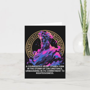 Stoic Philosophy Epic Old Greek Stoicism Inspirati Card