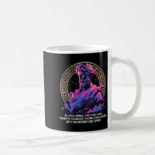 Stoic Philosophy Inspirational Epic Old Greek Stoi Coffee Mug