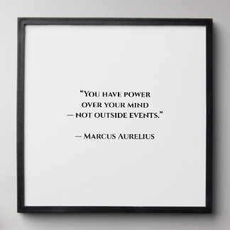 Stoic Quote Marcus Aurelius Mug Peel And Stick Photo Tile