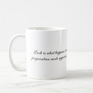 Stoic quotes about Luck Mug