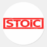 Stoic Stamp Classic Round Sticker