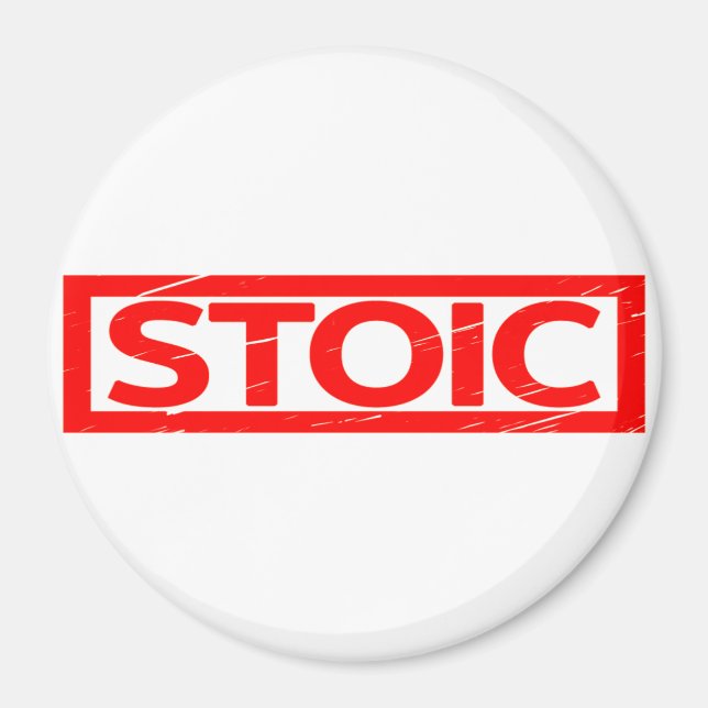 Stoic Stamp Magnet (Front)