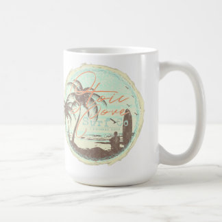 Stoic Surf Beach Ocean Palm Trees - Mug