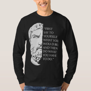 Stoicism Epictetus Stoic Philosophy Quote Visualiz T-Shirt