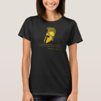 Stoicism Marcus Aurelius Ancient Roman Stoic Quo T-Shirt