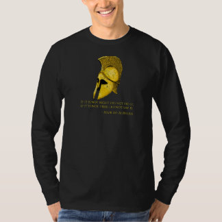 Stoicism Marcus Aurelius Ancient Roman Stoic Quo T-Shirt