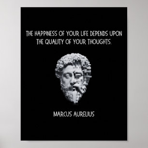 Stoicism Marcus Aurelius Quote _1 Poster