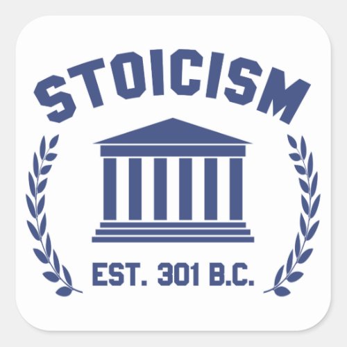 Stoicism Square Sticker